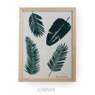 Cuadro Estampa N° 1 Selva Verde