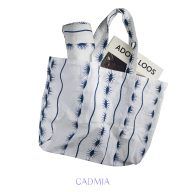 Kit Playa Lona + Tote Cardonal Azul