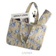 Kit Playa Lona + Tote Lilium Cross Azul