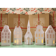 PRE-ORDER MAYORISTA- 5 Juegos de Christmas Village - 25 Casitas de Adviento - Imagen 11