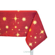 Mantel Etoile Oro & Bordeaux