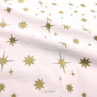 Mantel Festivo Etoile Oro & Blanco 2,40 x 1,40 m.