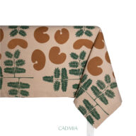 Mantel Pacará Mocha & Verde 2,40 x 1,40 m.