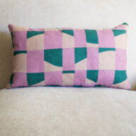 Almohadón Tapiz Dunas Peonia + Verde 30 x 50