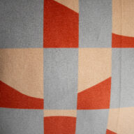 Alternative view of Almohadón Pana Dunas Rojo + Crema 50 x 50